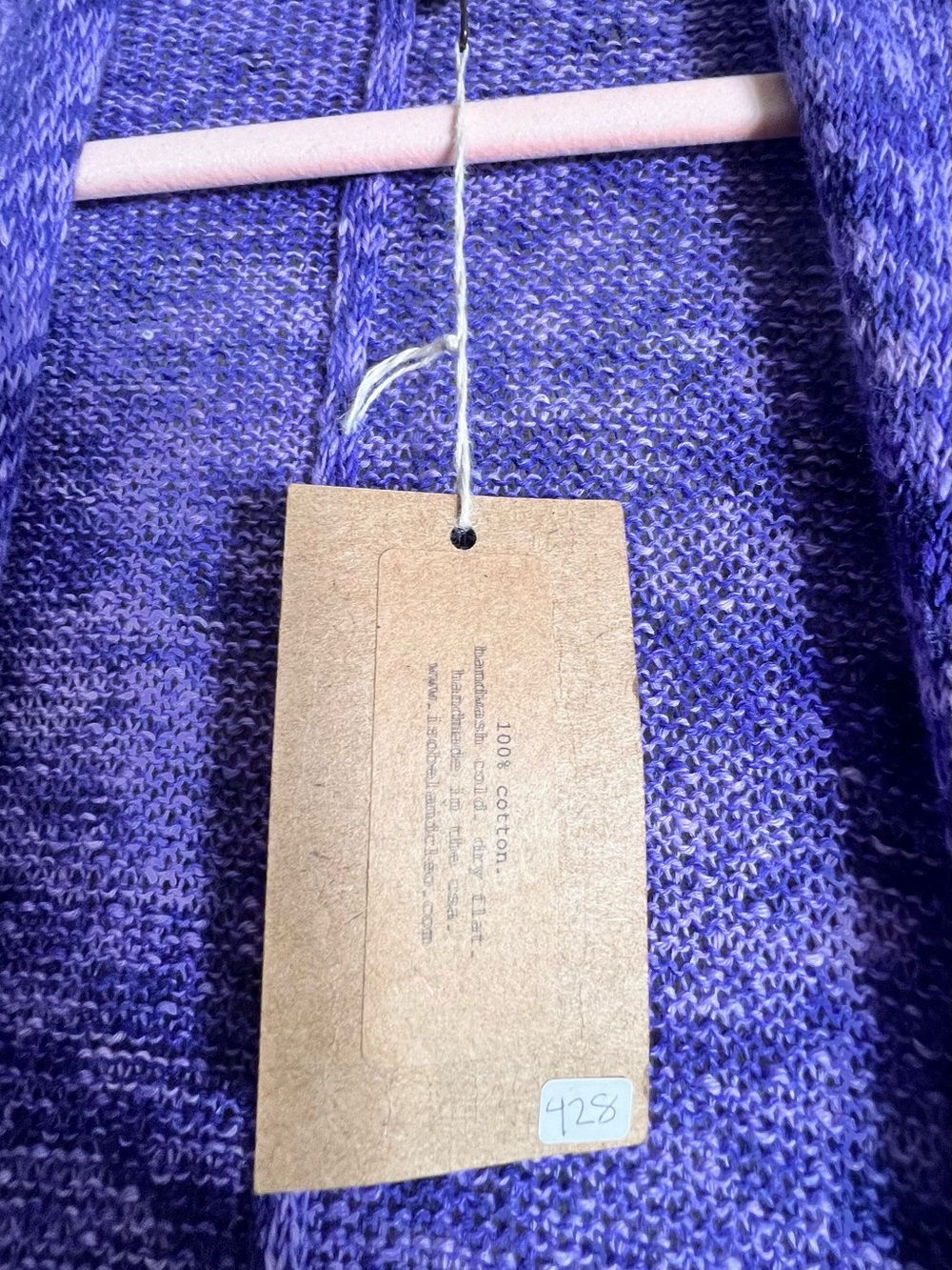 Isobel & Cleo Purple Knit Open Cardigan & Knit Tank - Picture 4 of 6